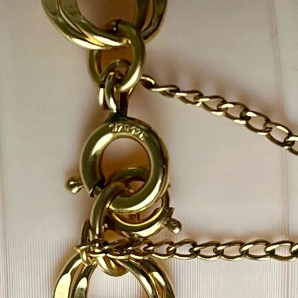 Vintage 60's Armco Gold Filled bracelet with pendant charm - Picture 7 of 8